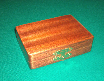 Mahogany Card Box
