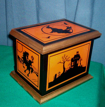 Halloween card Rise Box