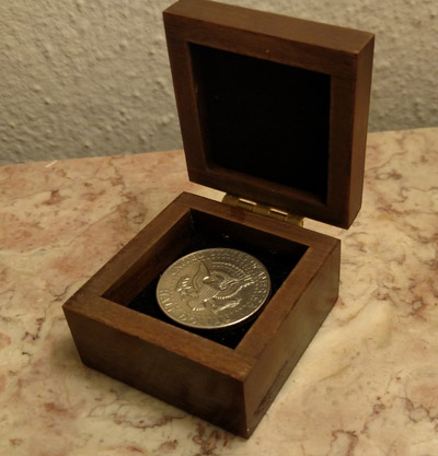 Mysterious Wooden Coin Box