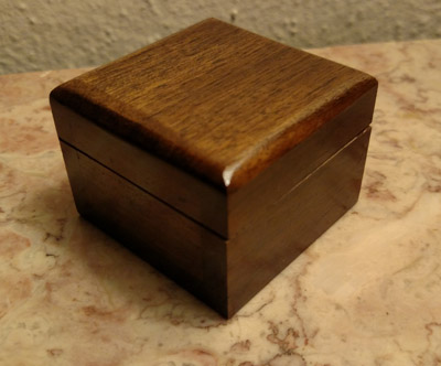 Mysterious Wooden Coin Box